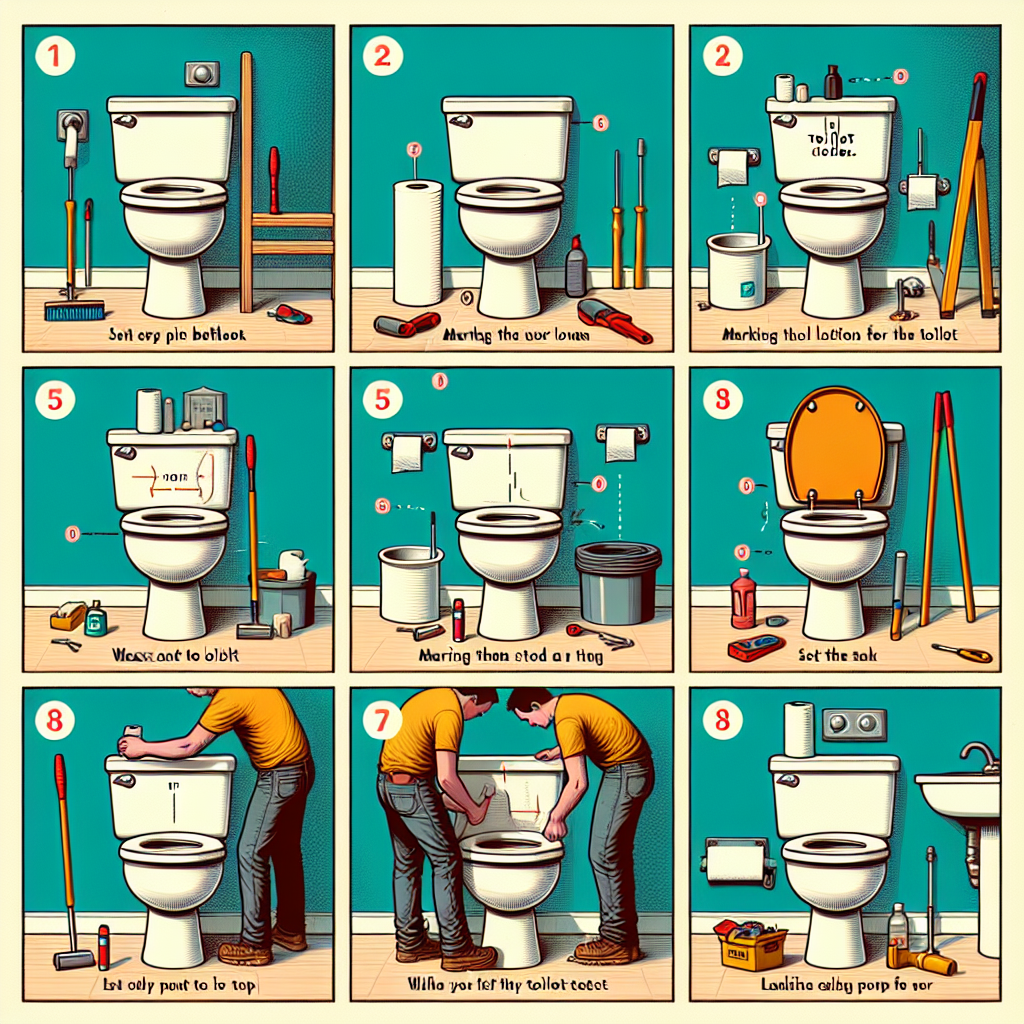 Enkla steg för att montera toalettstol DIY toalettinstallation för